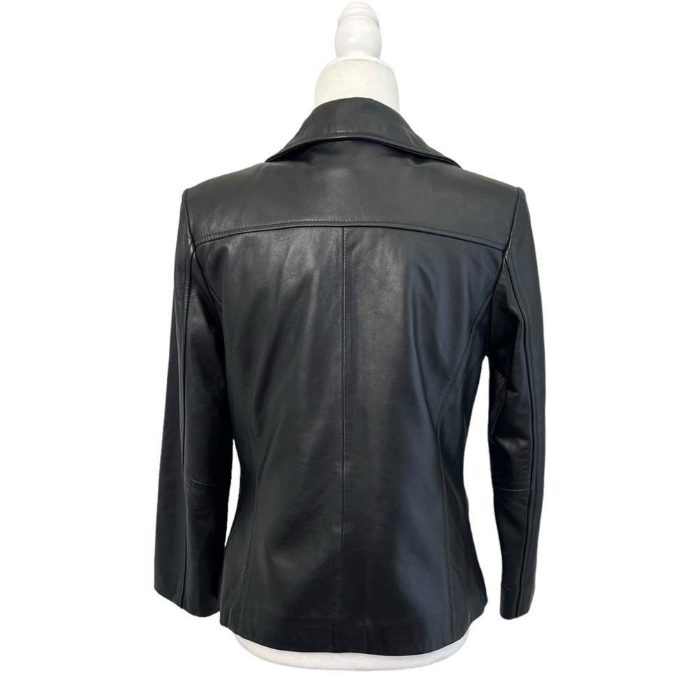 Robert Phillipe New York Black Leather Jackets - Size Small - Picture 3 of 14